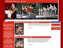 Tablet Screenshot of gladiators.cz